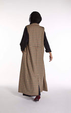 Load image into Gallery viewer, Longline Check Waistcoat