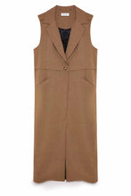 Load image into Gallery viewer, Longline Dogtooth Waistcoat