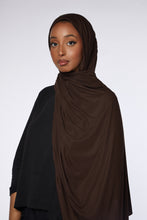Load image into Gallery viewer, Brown Fine Jersey Hijab