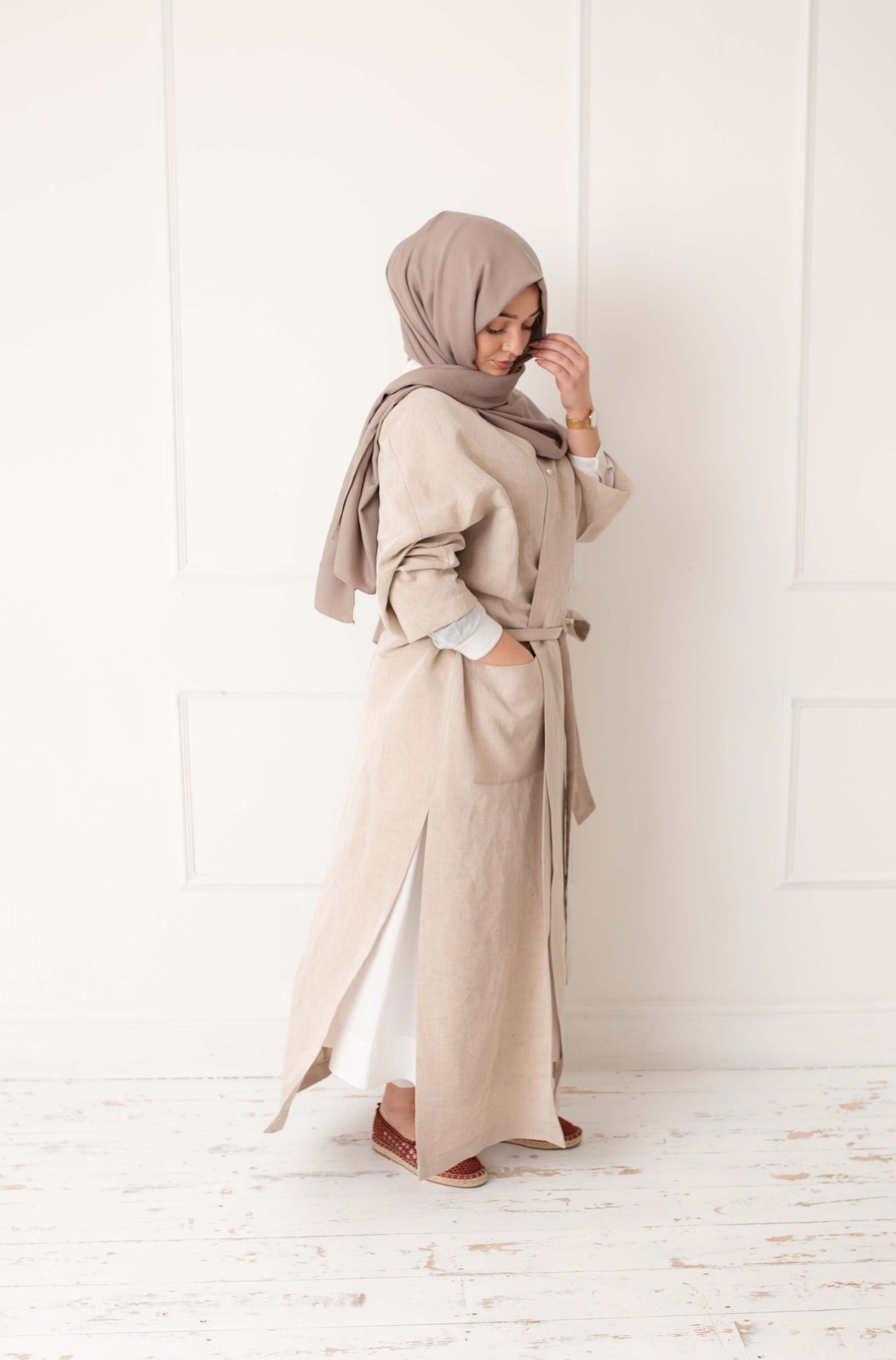 Linen Oatmeal Jacket