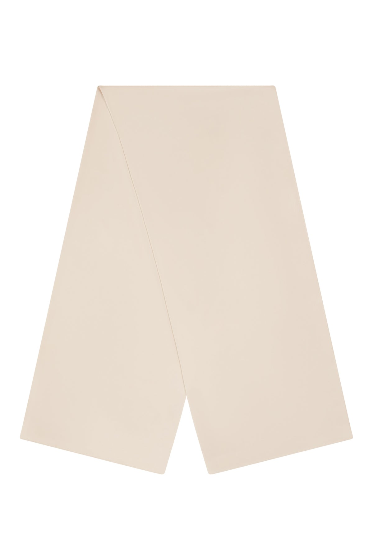 Beige Plain Silky Hijab