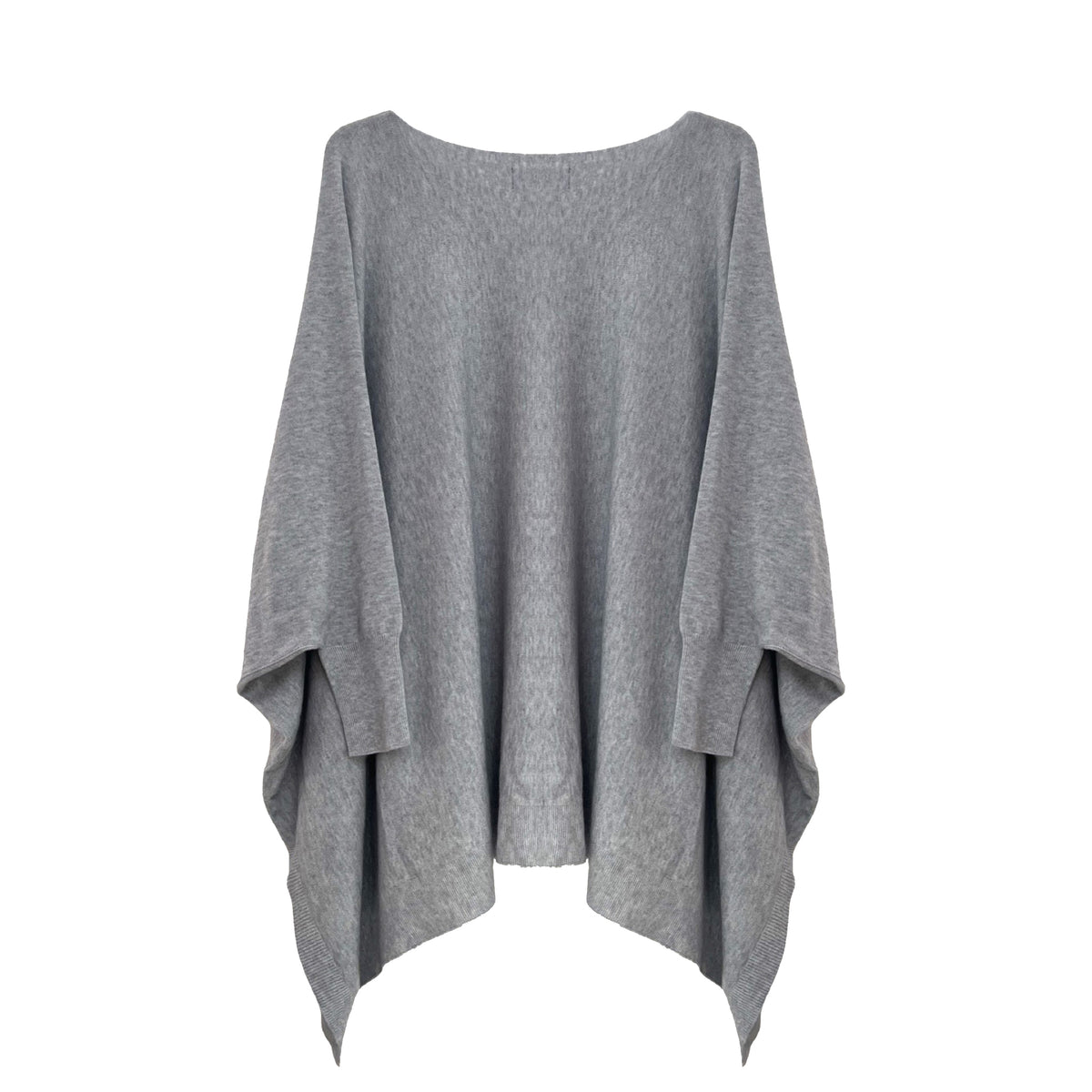 Pearl Grey Batwing Jumper