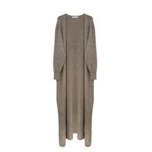 Load image into Gallery viewer, Tan Cardigan & Wrap Scarf