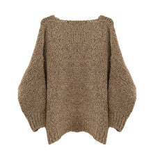 Load image into Gallery viewer, Soft Slouched V-Neck Teddy Jumper