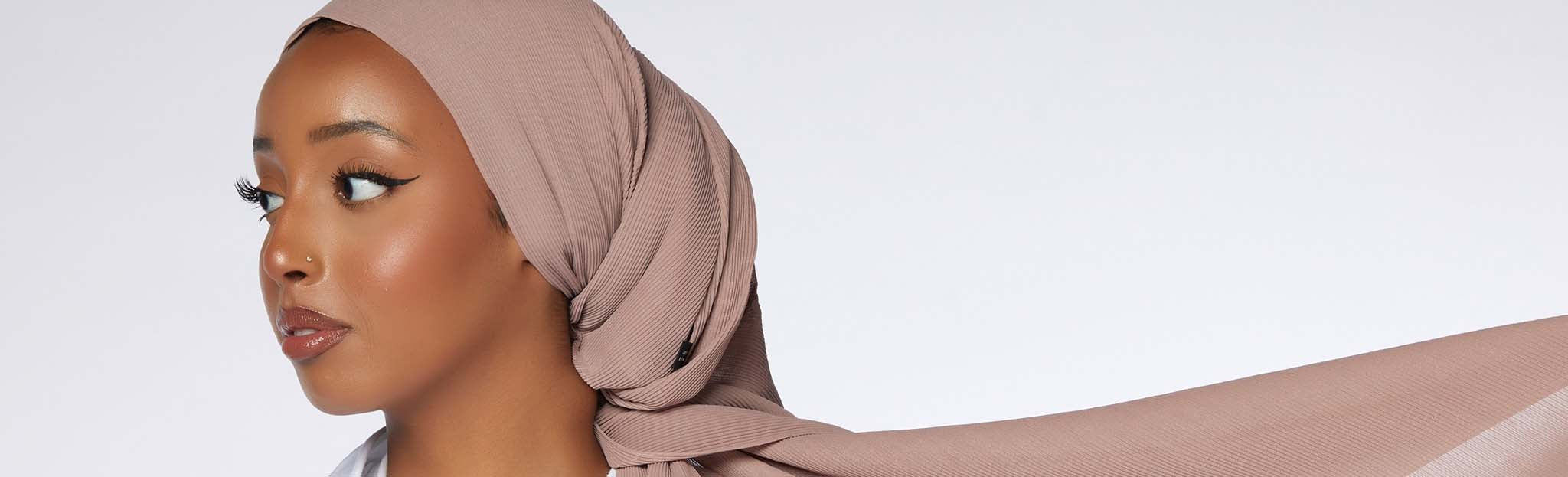 Fine Pleated Chiffon Hijabs