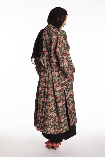Jacquard Floral Kimono