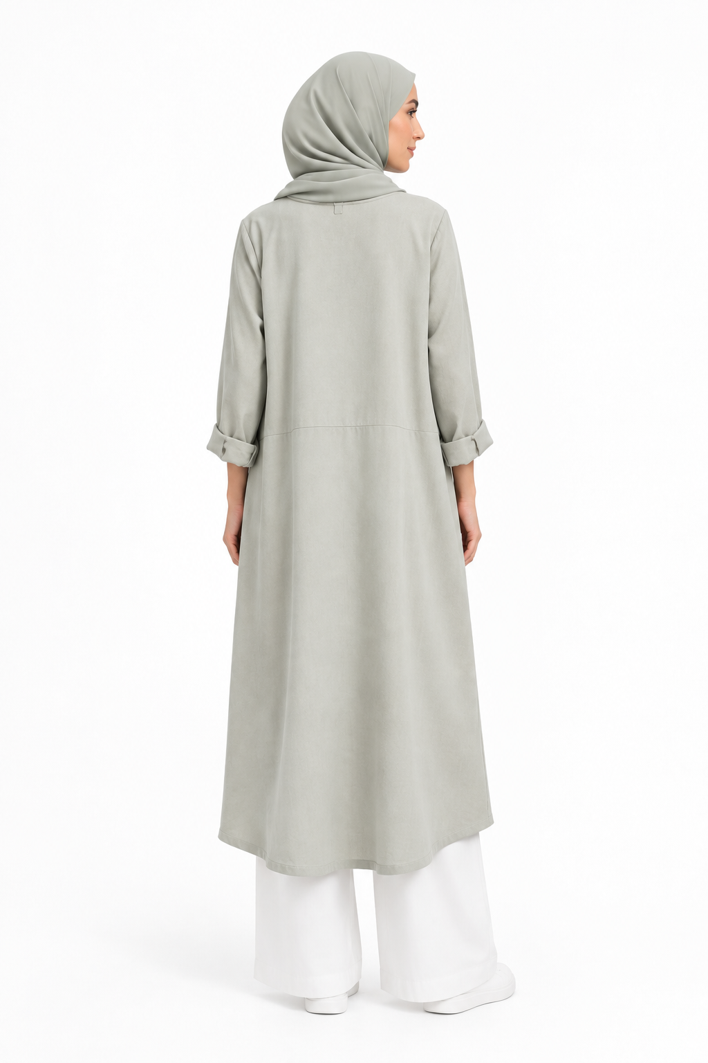 Relaxed Fit Cotton Midi Dress