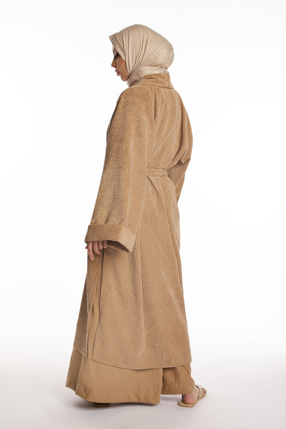 Camel Corduroy Kimono