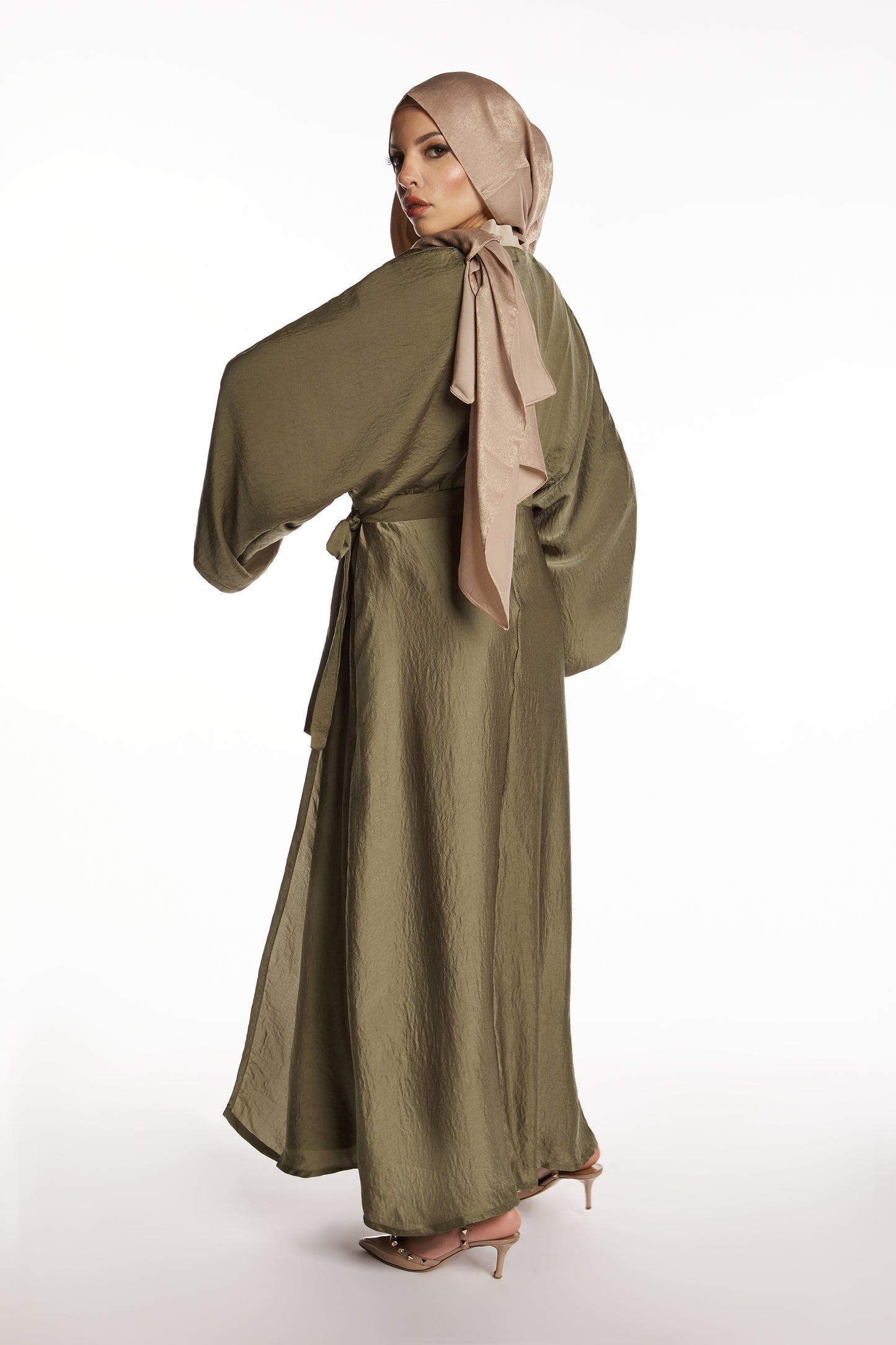 Pistachio Wrap Dress