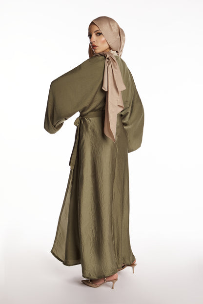 Pistachio Wrap Dress