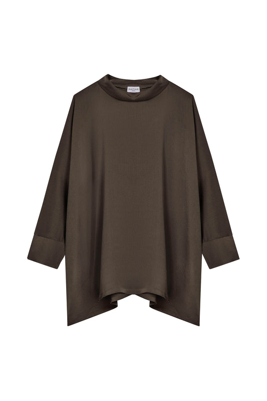 Khaki Oversized Top