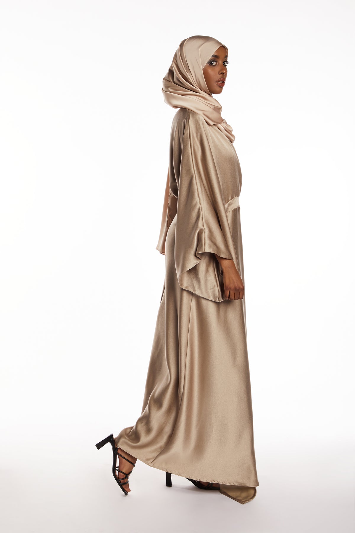 Champagne Wrap Dress