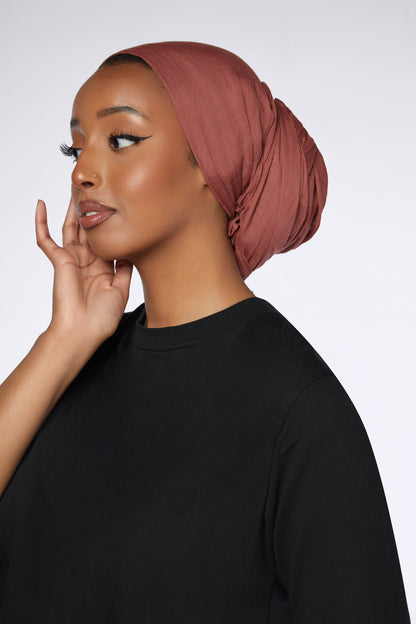 Dark Blush Cotton Hijab