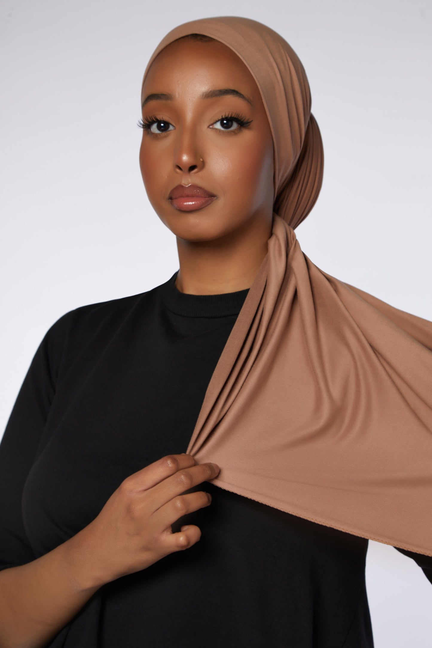 Mocca Fine Jersey Hijab
