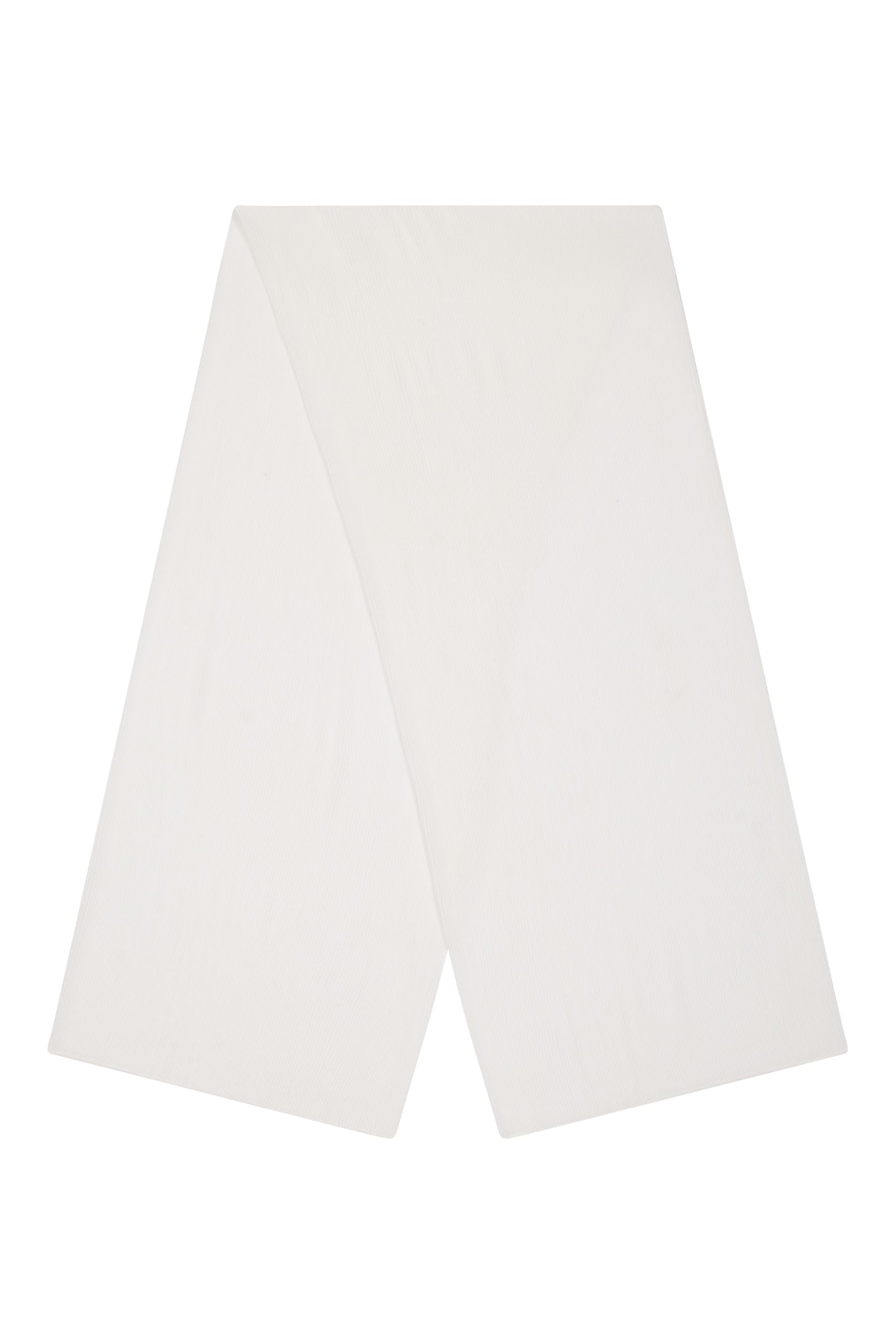 Ivory Fine Pleated Chiffon Hijab