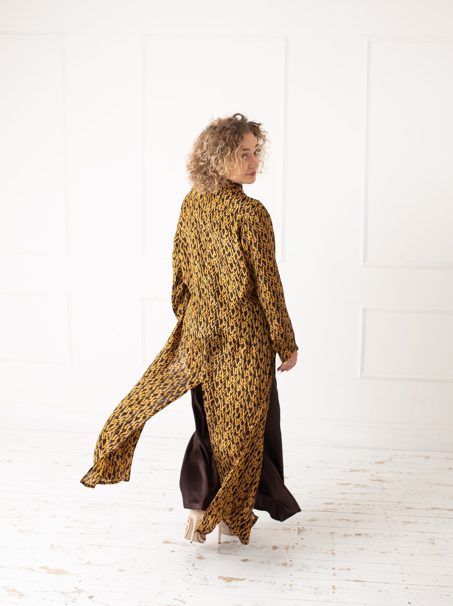High-Low Wrap Shirt