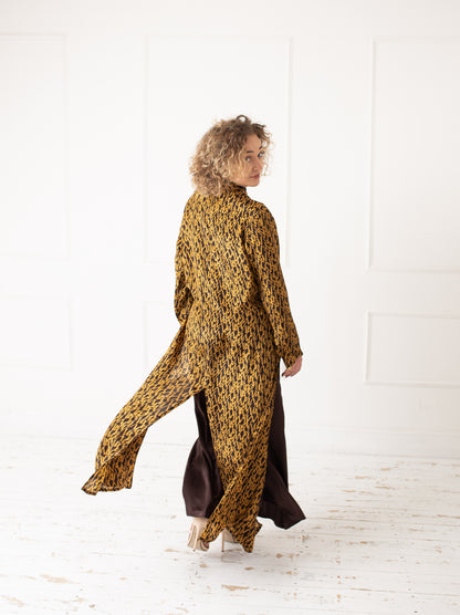 High-Low Wrap Shirt