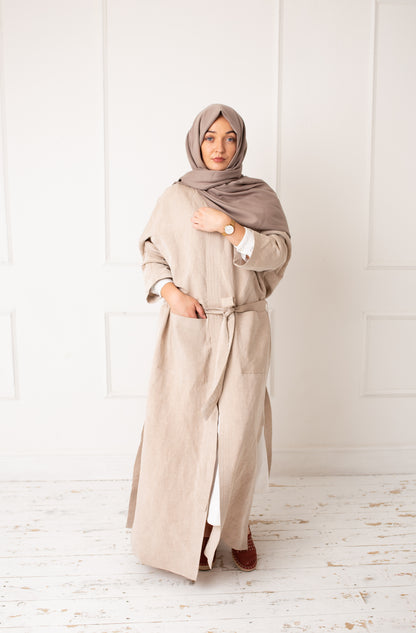 Linen Oatmeal Jacket