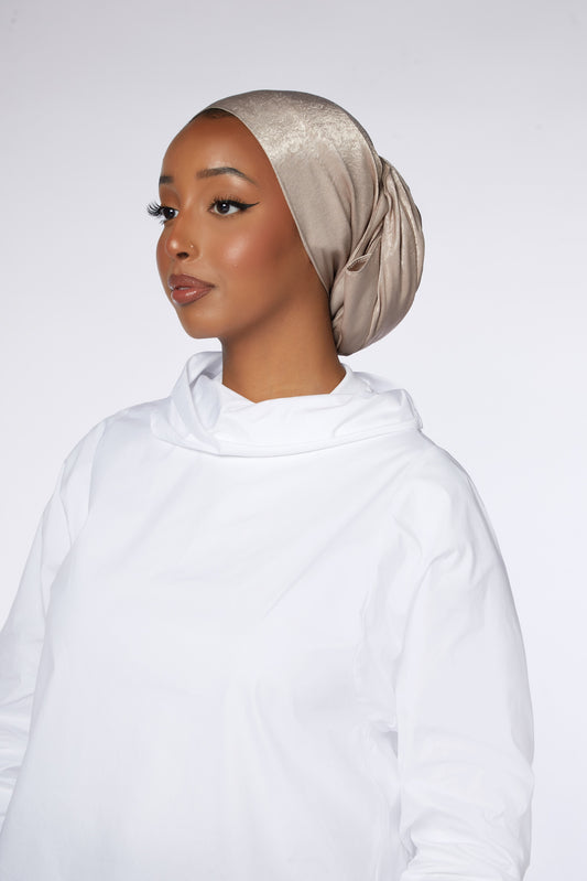 Mushroom Velour Hijab