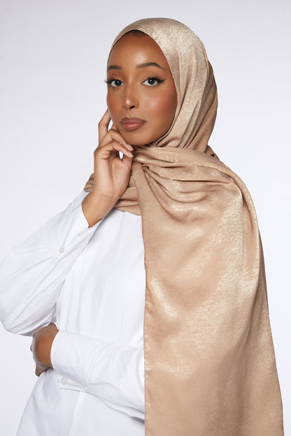 Latte Velour Hijab