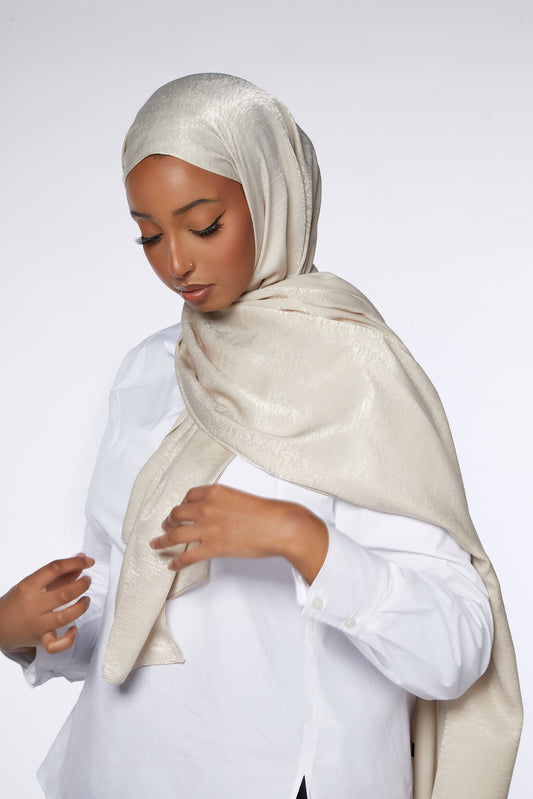 Stone Velour Hijab