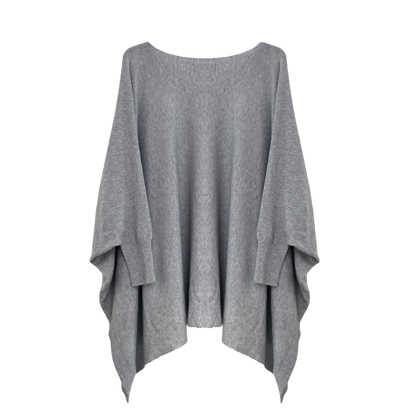 Pearl Grey Batwing Jumper