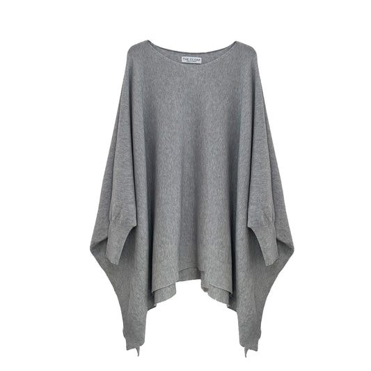Pearl Grey Batwing Jumper